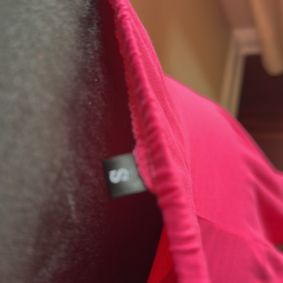 Woman’s Pink Wrap Style Dress Adjustable Straps  Size S Spring Summer - Picture 5 of 5